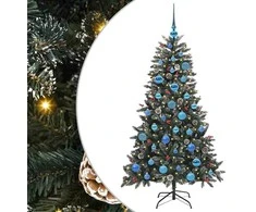 Dirbtinė Kalėdų eglutė Žalia 150 cm PVC, plastikas ir plienas