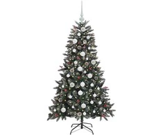 Dirbtinė Kalėdų eglutė Žalia 150 cm PVC, plastikas ir plienas