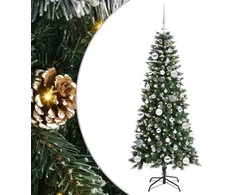 Dirbtinė Kalėdų eglutė Žalia 150 cm PVC, plastikas ir plienas