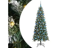 Dirbtinė Kalėdų eglutė Žalia 180 cm PVC, plastikas ir plienas