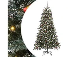 Dirbtinė Kalėdų eglutė Žalia 180 cm PVC, plastikas ir plienas