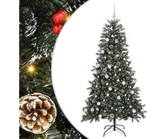 Dirbtinė Kalėdų eglutė Žalia 180 cm PVC, plastikas ir plienas