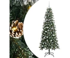 Dirbtinė Kalėdų eglutė Žalia 180 cm PVC, plastikas ir plienas
