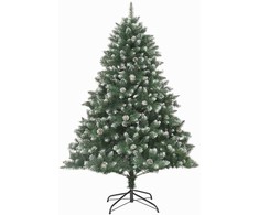 Dirbtinė Kalėdų eglutė Žalia 180 cm PVC, plastikas ir plienas