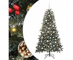 Dirbtinė Kalėdų eglutė Žalia 180 cm PVC, plastikas ir plienas