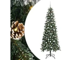 Dirbtinė Kalėdų eglutė Žalia 210 cm PVC, plastikas ir plienas