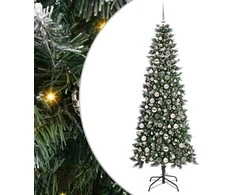 Dirbtinė Kalėdų eglutė Žalia 210 cm PVC, plastikas ir plienas