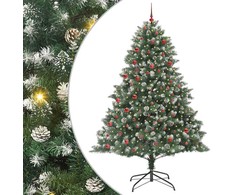 Dirbtinė Kalėdų eglutė Žalia 210 cm PVC, plastikas ir plienas