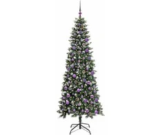 Dirbtinė Kalėdų eglutė Žalia 210 cm PVC, plastikas ir plienas