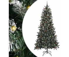 Dirbtinė Kalėdų eglutė Žalia 240 cm PVC, plastikas ir plienas