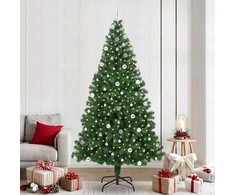 Kalėdų eglutė su LED lemputėmis 240 cm 300 LED Šilta balta