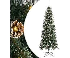 Dirbtinė Kalėdų eglutė Žalia 240 cm PVC, plastikas ir plienas