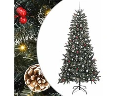 Dirbtinė Kalėdų eglutė Žalia 240 cm PVC, plastikas ir plienas
