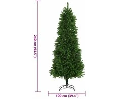 Dirbtinė Kalėdų eglutė, žalia, 240cm, tikroviški spygliai