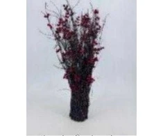 Christmas_To Dirbtinė šakelė Christmas Touch, ruda/raudona, 26 cm