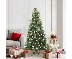 Dirbtinė Sulankstoma Kalėdų Eglutė Žalia 180 cm PE ir PVC