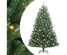 Dirbtinė Sulankstoma Kalėdų Eglutė Žalia 210 cm PVC ir metalas