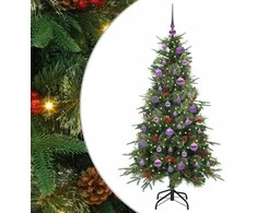 Dirbtinė Sulankstoma Kalėdų Eglutė Žalia 150 cm PE ir PVC