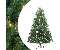 Dirbtinė Sulankstoma Kalėdų Eglutė Žalia 150 cm PVC ir metalas