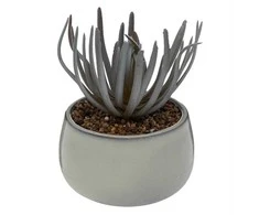 Dirbtinis augalas vazone Atmosphera, žalia, 18 cm