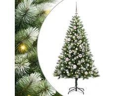 Dirbtinis Lankstus Kalėdų medis su paminkštintu sniegu 150 cm