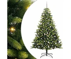 Dirbtinis sulankstomas Kalėdų medis su 300 LED Žalia 240 cm