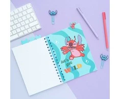 Disney Stitch - Užrašų knygelė / Bloknotas A5 iš Waves kolekcijos