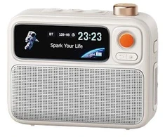 Divoom FlowToo All-Day Lifestyle Speaker, baltas