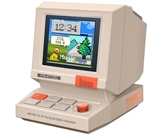 Divoom MiniToo Retro Pixel Speaker, cream