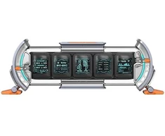 Divoom TimesGate II Cyperpunk Multi-Screen, pilka