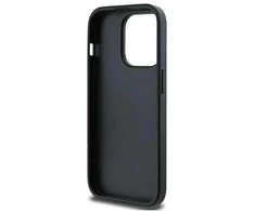 DKNY DKHCP14XPQDSLK Apple iPhone 14 Pro Max 6.7" dėklas telefonui juodos spalvos Quilted Stack Logo