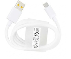 DL129 Realme USB-C Data Cable Fast Charge 65W 1m Baltas (Bulk)