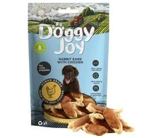 Petfest Doggy_Joy Triušių ausų, vištienos skanėstas šuniukams DOGGY JOY, 90 g