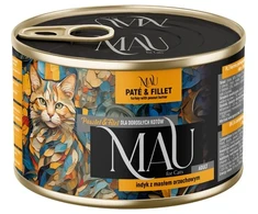 Dolina Noteci MAU Pate and Fillet kalakutiena with peanut butter – šlapias kačių maistas – 185g