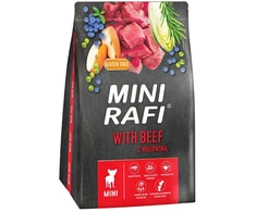 Dolina Noteci Šunų Maistas - RAFI Mini Jautienos Sausas Šunų Maistas 3kg Be Glitimo 29% Baltymų