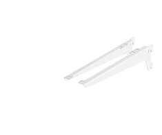 Dolle Laikiklis angle baltas 230mm. 2vnt