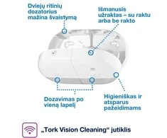 Laikiklis tualetiniam popieriui TORK Smartone Twin Mini 682000