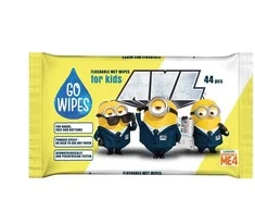 Drėgnos servetėlės Minions Gowipes 44vnt