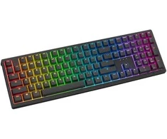 Ducky Zero 6108 Classic Juodas belaidė žaidimų klaviatūra – MX2A Mėlyna US išdėstymas