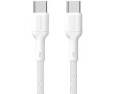 Dudao L9C 65W USB-C – USB-C 2m kabelis – baltos spalvos