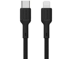 Dudao L9X 30W USB-C – Lightning kabelis 1m – juodos spalvos