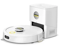 KARCHER RVC 3 Comfort baltas grindų valymo robotas su bazine stotimi