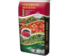 Durpių substratas braškėms su agroperlitu DURPETA, 50 l