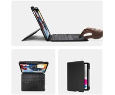 Dux Ducis DK Series dėklas su Bluetooth klaviatūra Apple Apple iPad 10 (2022) - juodos spalvos