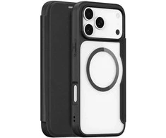 Dux Ducis Skin X Pro dėklas skirtas Apple iPhone 17 Pro Max with Wallet, MagSafe Compatible – juodos spalvos