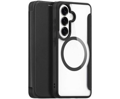Dux Ducis Skin X Pro MagSafe Compatible Wallet dėklas skirtas Samsung Galaxy S26+ – juodos spalvos