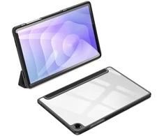 Dux Ducis Toby Armored Flip dėklas skirtas Samsung Galaxy Tab A11 Plus/A9 Plus - juodos spalvos