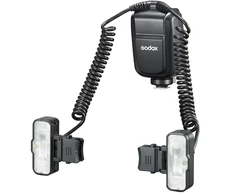 Dvigubos galvutės makro blykstė GODOX MF-T76, skirta Nikon