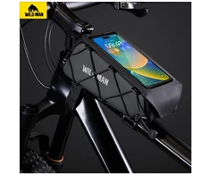 Dviračio krepšys WILDMAN GX100 Mount Frame Bag juodos spalvos