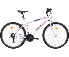 Dviratis miesto Bottari Milano, 26 „, baltas/rožinis